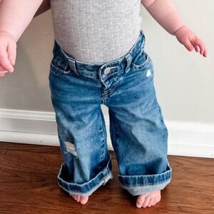 NWT Cat & Jack Wide Leg Jeans